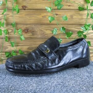Florsheim Men Comfortech‎ Loafer Black Leather Size 11.5 Medium Gently Used 2025